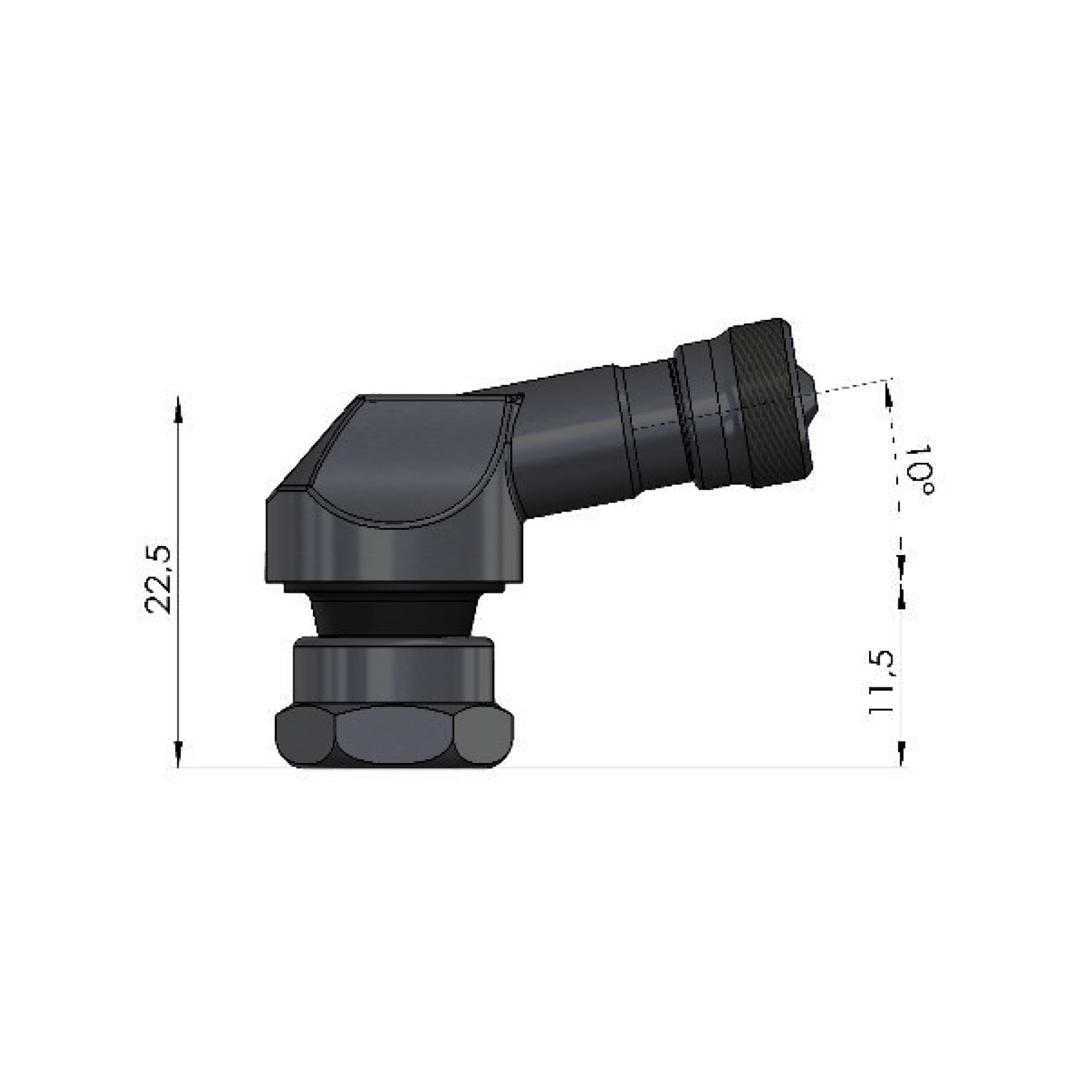 Valvola BDG 11.3 - nero