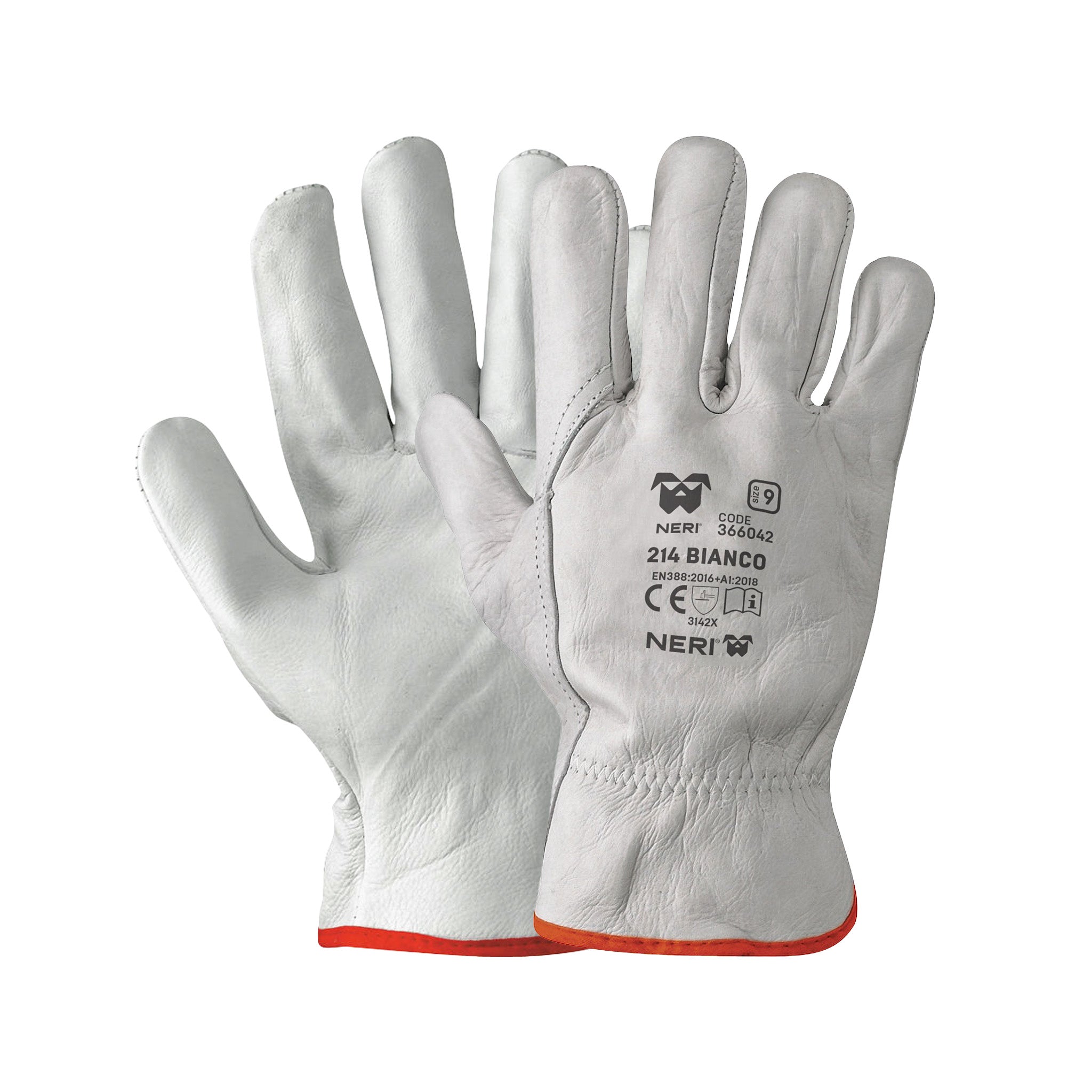 Guanti in fiore bovino - tg. 10