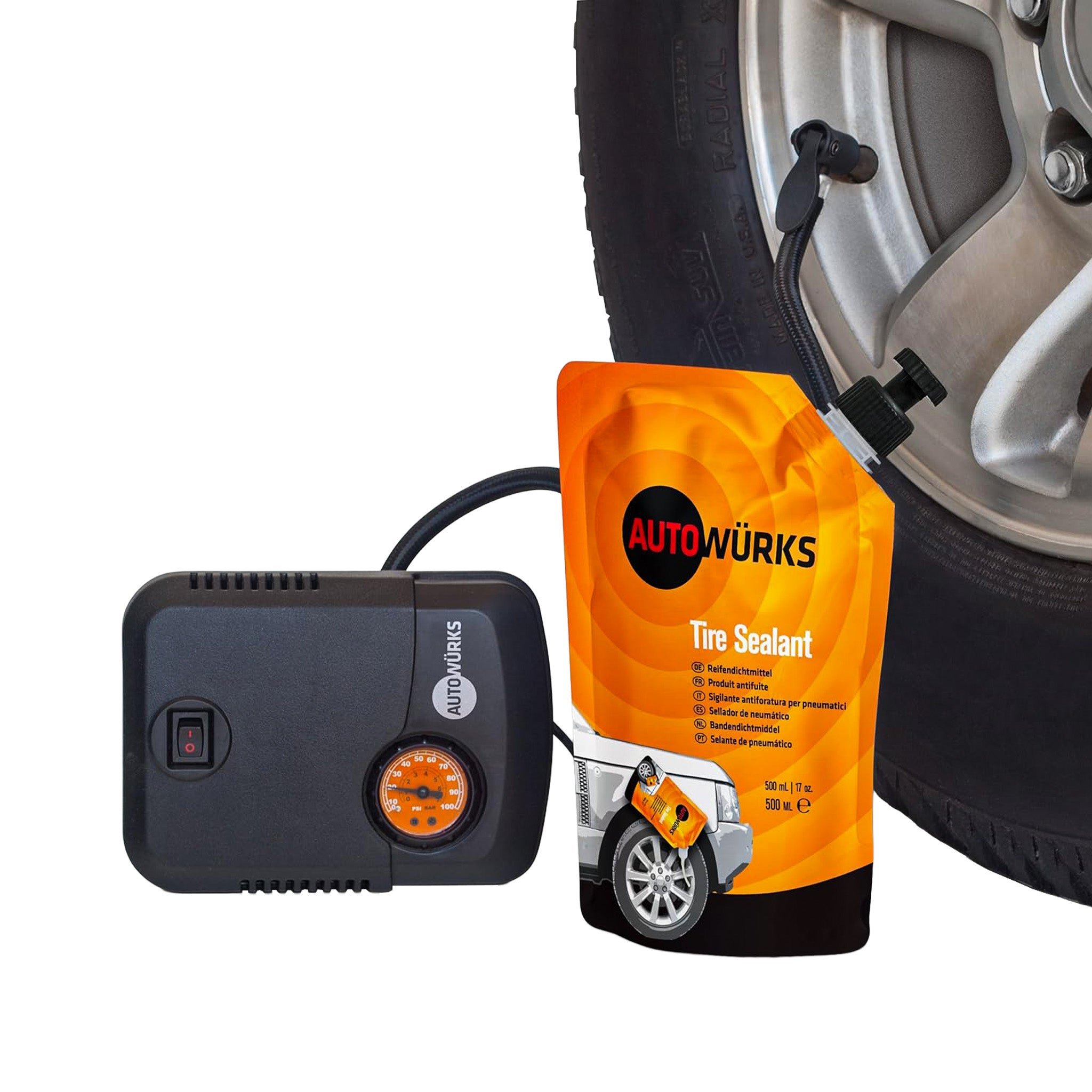 Kit riparazione pneumatici TRK 500