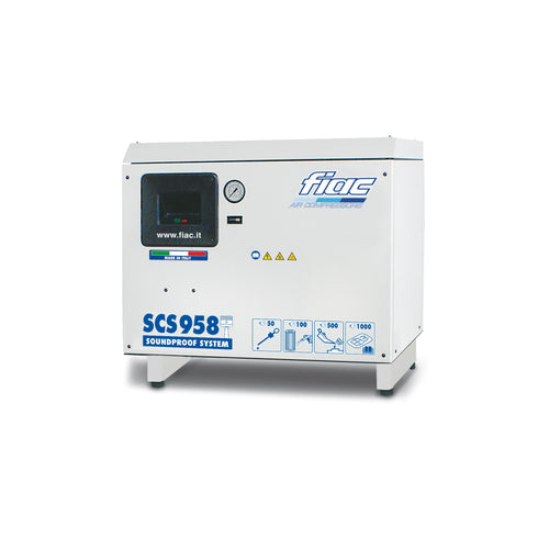 Compressore a Pistoni Insonorizzato Fiac SCS 958 (7,5 HP / 10-15 Bar)