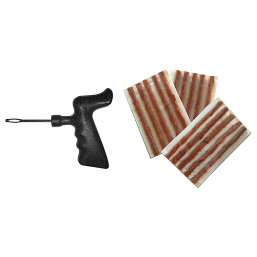 Kit Riparazione Forature Fai da Te - Attrezzo ad Ago e 50 Stringhe