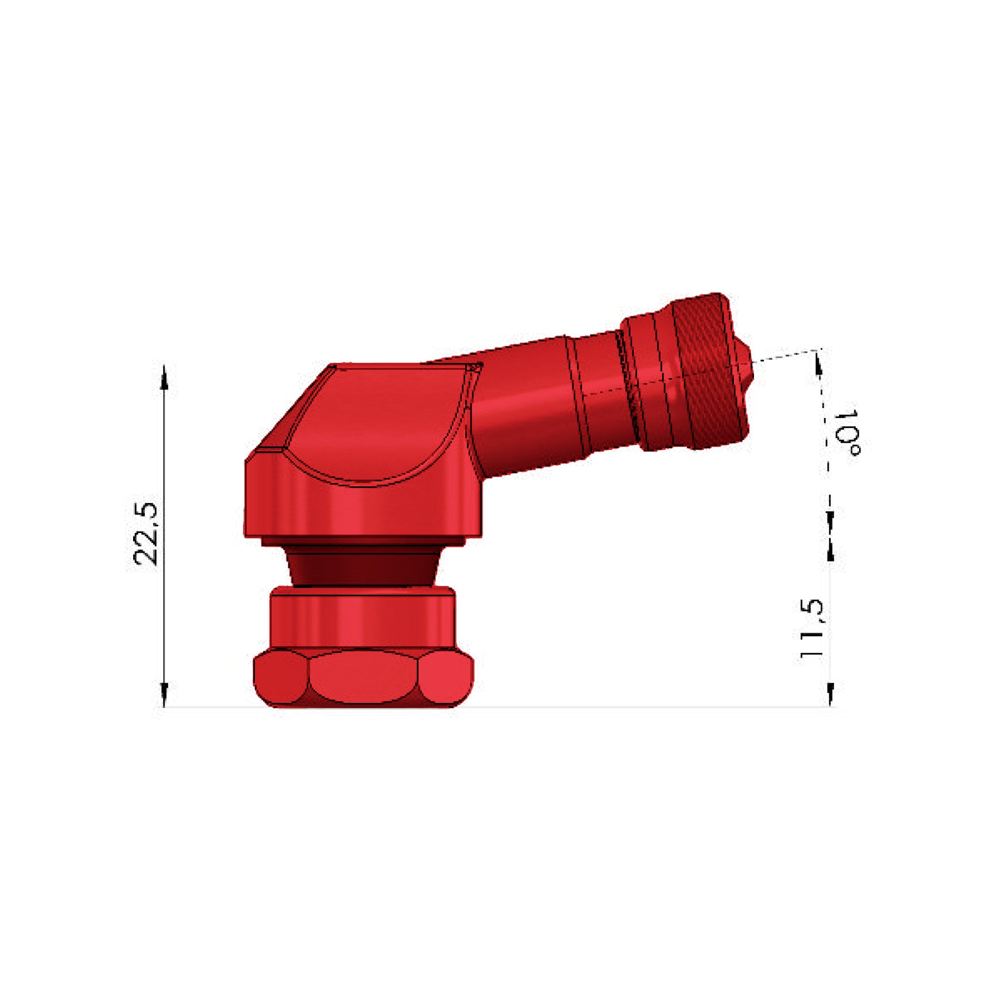 Valvola BDG 11.3 - rosso