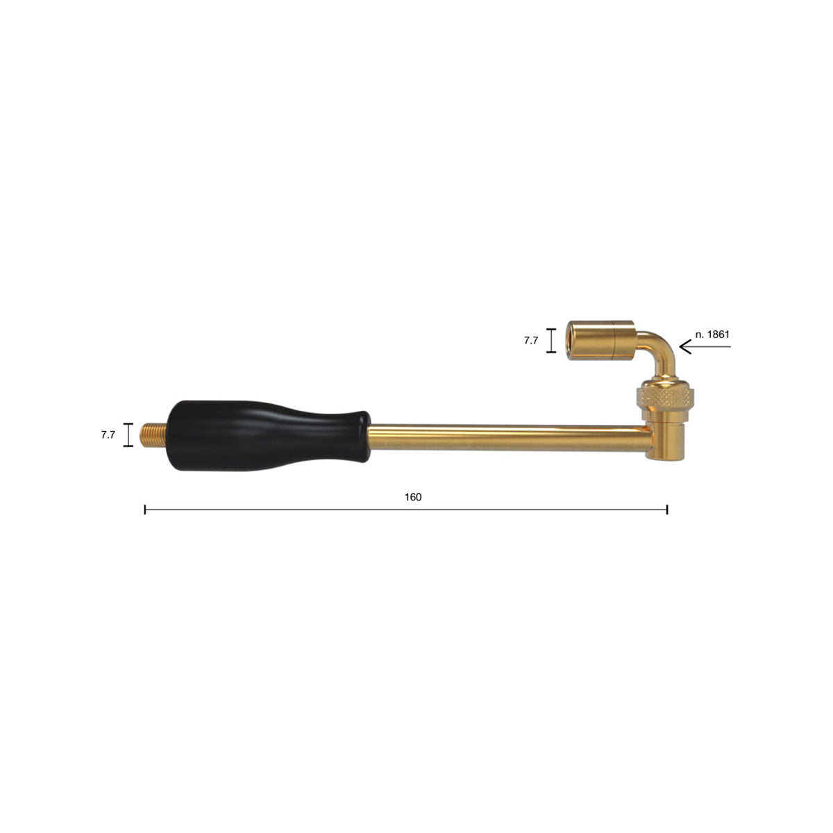 Raccordo di Gonfiaggio Perla Pompa - 160 mm