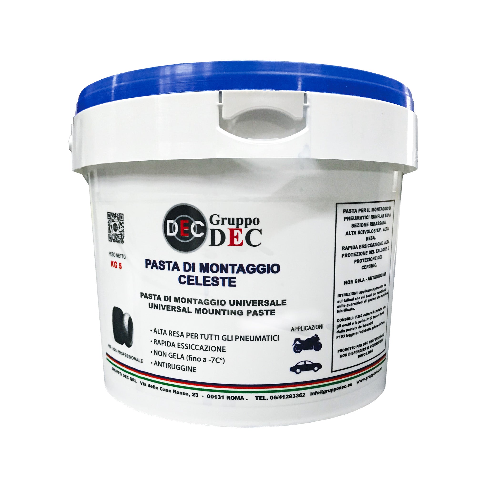 Pasta di montaggio blu