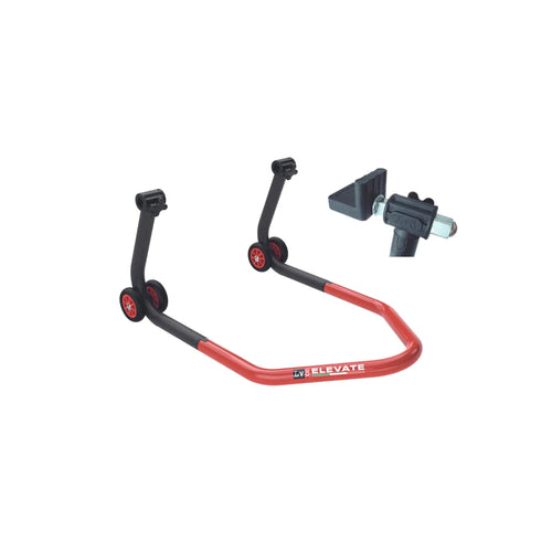 Cavalletto Moto Posteriore Universale LV8 U-Stand E620LG con Cursori in Gomma