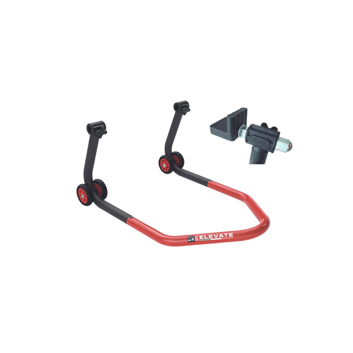 Cavalletto Moto Posteriore Universale LV8 U-Stand E620LG con Cursori in Gomma
