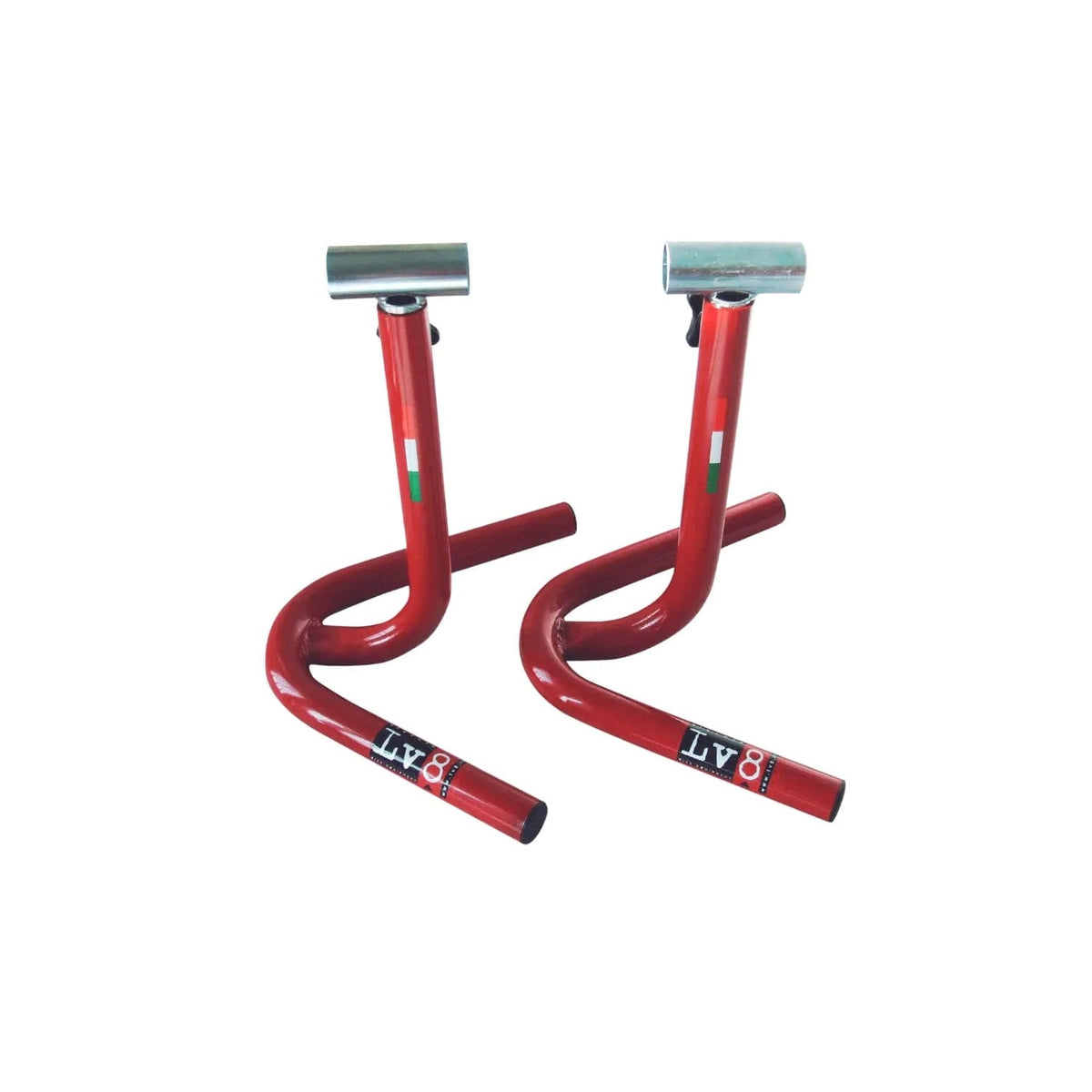 Coppia Cavalletti Centrali per Pedane Poggiapiedi LV8 E900P (H 38-56 cm)