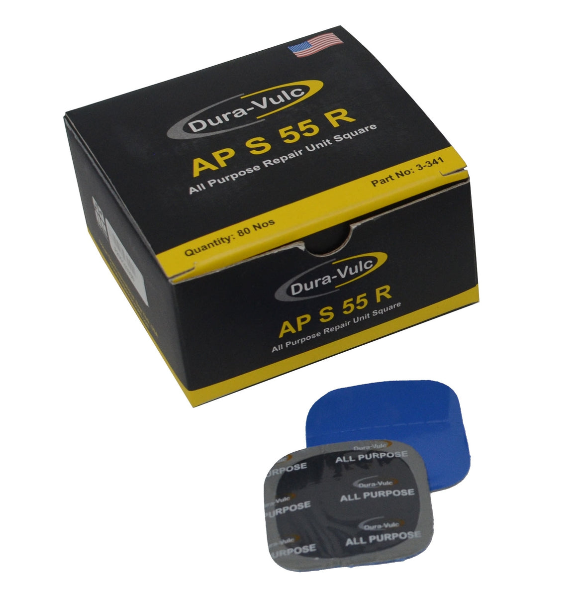 Dura-Vulc AP S 55 R (55x55 mm) Pezze per Riparazione Multiuso