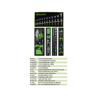 Cassetta Porta Utensili 5 Scomparti assortimento 55 Pezzi Fasano Tools FG 111/AS55 - thumb