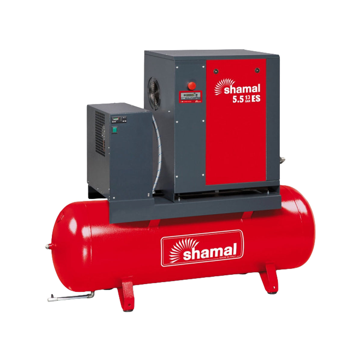 Compressore a Vite Shamal GHIBLI 5.5-13-270 ES con Essiccatore (7.5 HP)