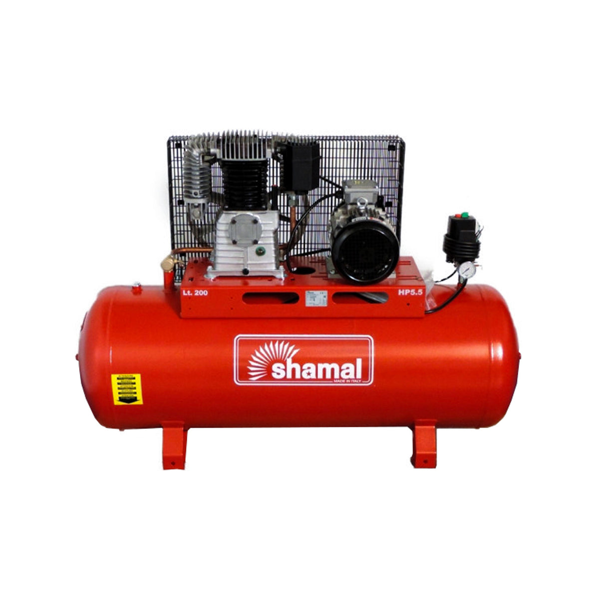 Compressore a Pistoni Shamal Heavy Duty K25/200 FT5,5 (5.5 HP)