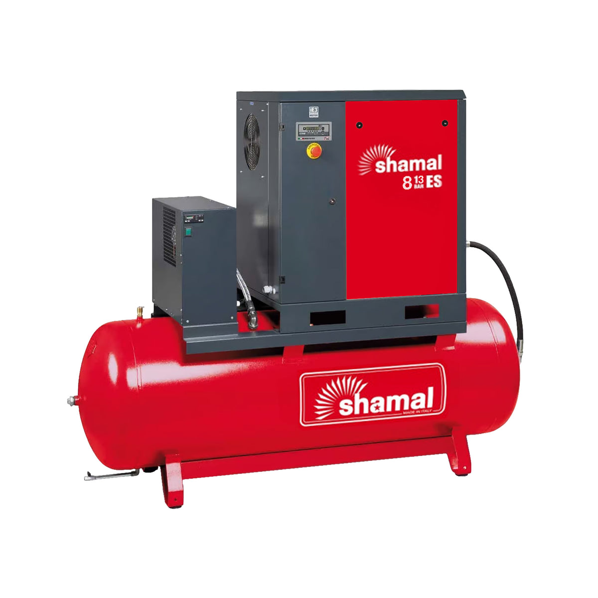 Compressore a Vite Shamal STORM 8-13-500 ES su Serbatoio (10 HP)