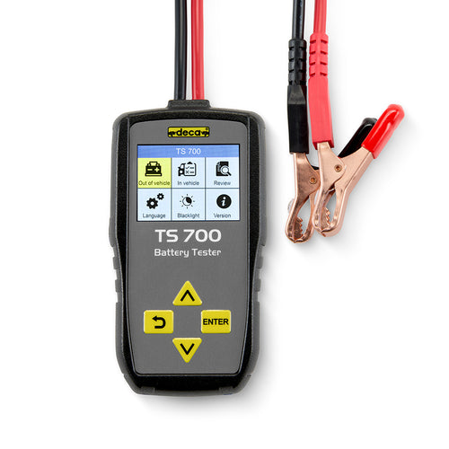 Tester Batteria Professionale DECA TS 700 - 12/24V per Auto e Veicoli Commerciali