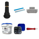 Kit Gommista Professionale - Valvole, Contrappesi, Pasta e Rappezzi