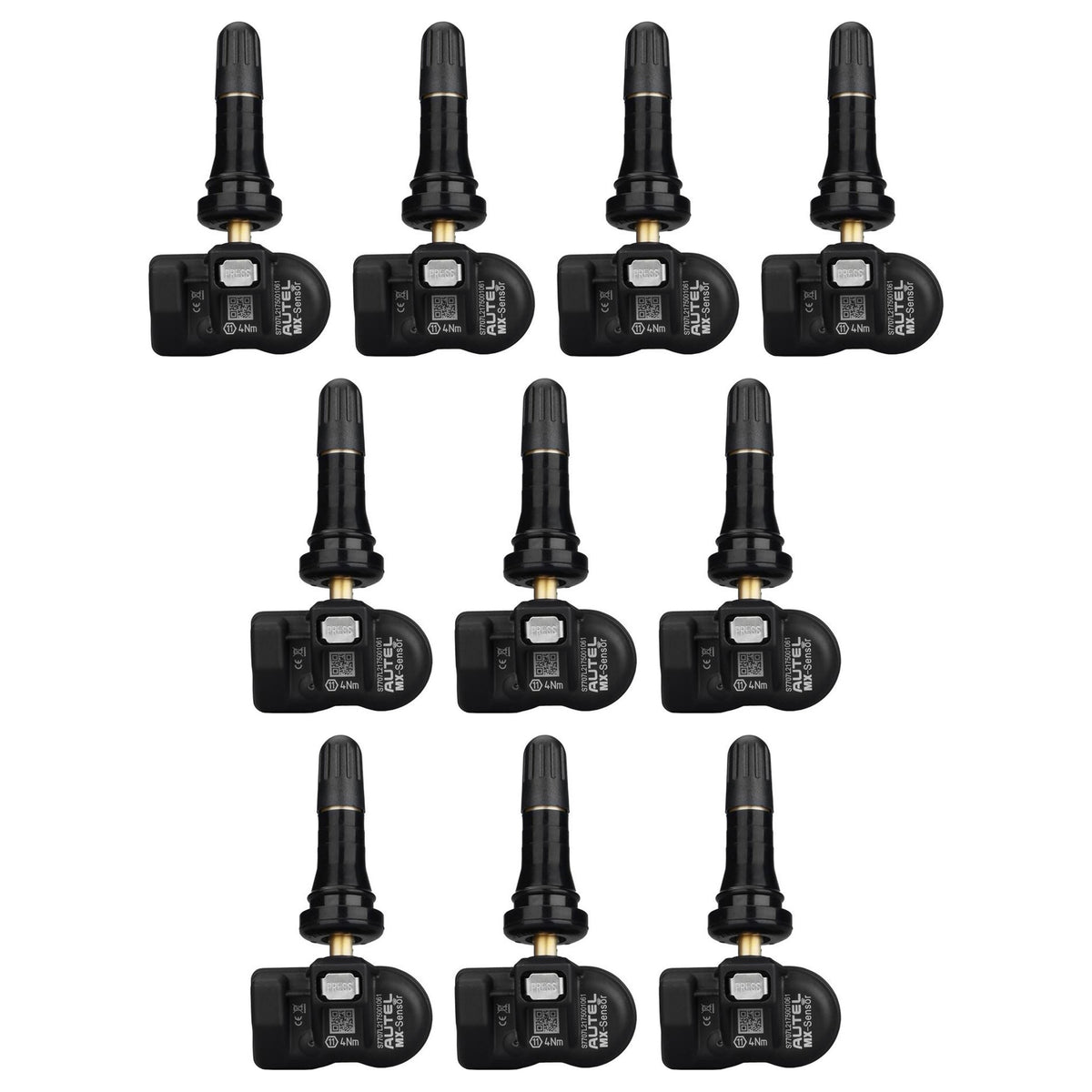 Kit 10 Sensori TPMS Valvola in Gomma - Autel MX-Sensor 1-Sensor